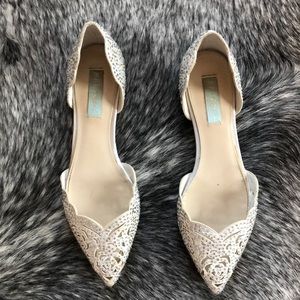 Betsey Johnson Lucy Flats Blue label